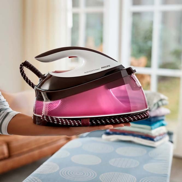Fier de călcat Philips GC7842/40 Purple 2400 W, 120 g/min, 1.5 l, SteamGlide photo 5