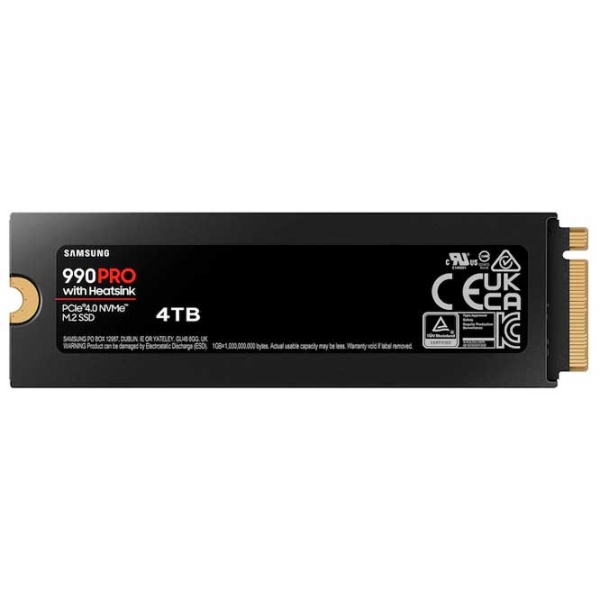 SSD Samsung 990 PRO w/ Heatsink M.2 NVMe 4 ТБ Скорость чтения: 7450 Мб/с,
Скорость записи: 6900 Мб/с photo 2