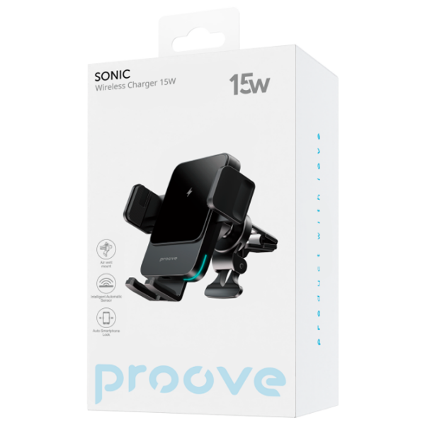 Suport pentru telefon Proove Wireless Sonic Gray  photo 2