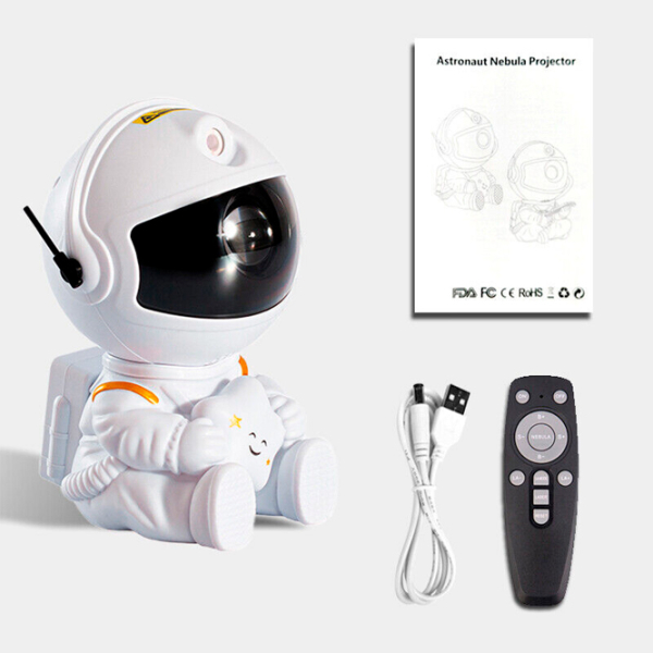 Проектор звезд Starry Sky Astronaut HR-F3 LSL45 Белый Для детей, 3+ photo 2