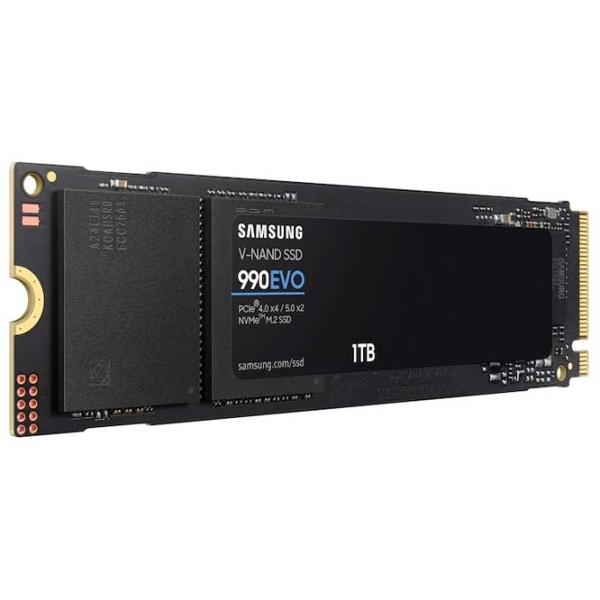 SSD Samsung 990 EVO M.2 NVMe 1 ТБ Скорость чтения: 5000 Мб/с,
Скорость записи: 4200 Мб/с photo 2