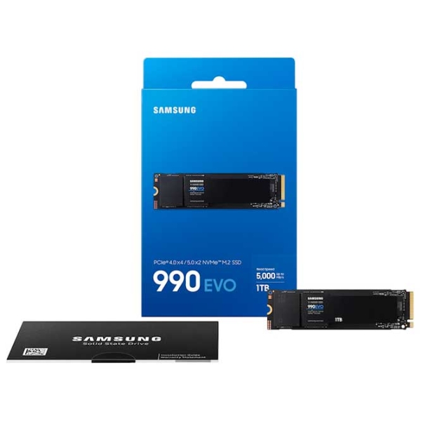 SSD Samsung 990 EVO M.2 NVMe 1 ТБ Скорость чтения: 5000 Мб/с,
Скорость записи: 4200 Мб/с photo 4