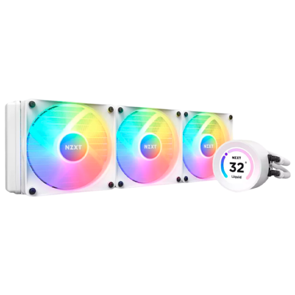 Жидкостное охлаждение NZXT Kraken 360 RGB Белый  photo 1