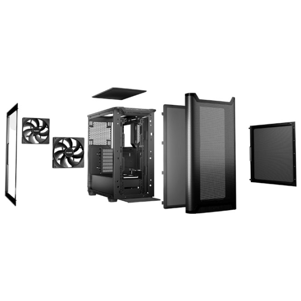 Корпус Be quiet! Pure Base 501 Airflow Tempered Glass Черный micro ATX photo 7