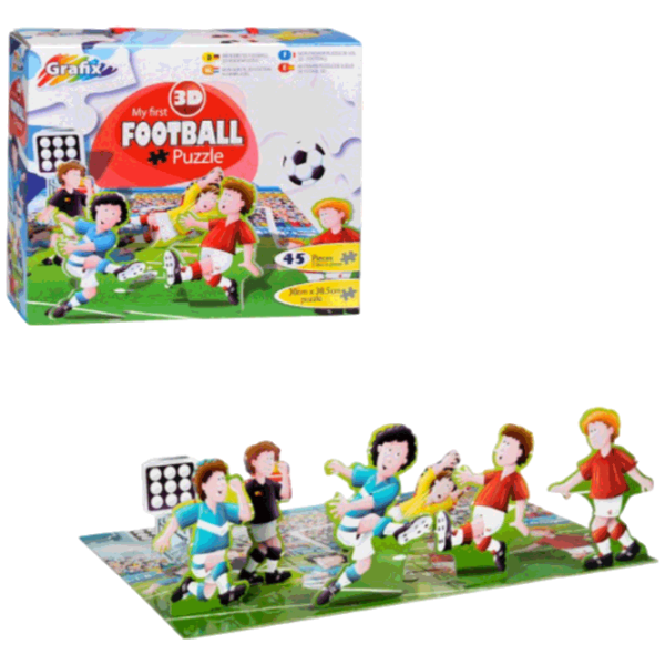 Puzzle Grafix Football (RG9538) Numărul de piese: 45, Vârsta recomandată: 3+ photo 1