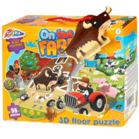 Puzzle Grafix On the Farm (RG4614) Numărul de piese: 55, Vârsta recomandată: 3+