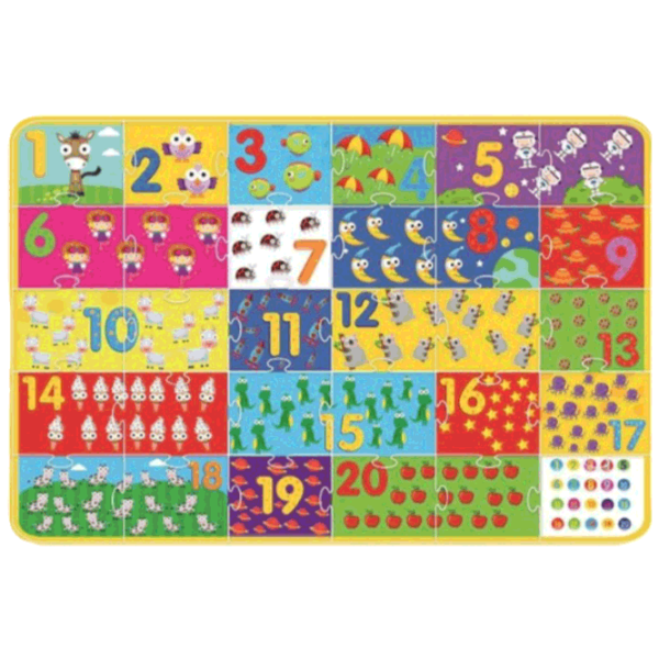 Puzzle Grafix Giant Number Activity (RG7835) Numărul de piese: 30, Vârsta recomandată: 3+ photo 1