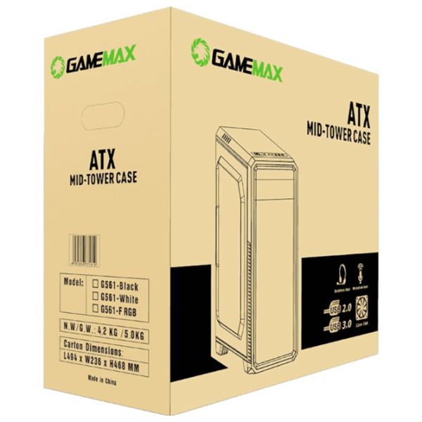 Корпус Gamemax G561-BK Черный ATX photo 11