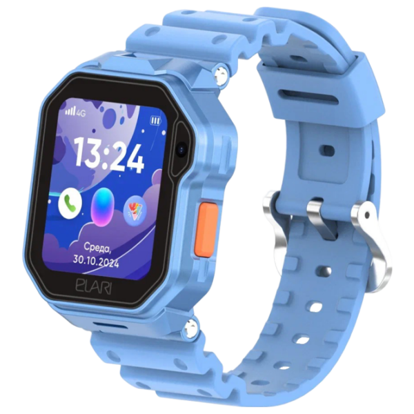 Детские часы Elari KidPhone 4G Techno Синий 1.76", 320 x 380 photo 1