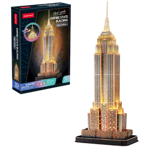 Puzzle CubicFun EMPIRE STATE BUILDING (L539h) Numărul de piese: 37, Vârsta recomandată:  photo 1