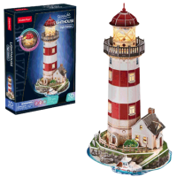 Puzzle CubicFun Маяк (L540h) Количество деталей: 72, Рекомендуемый возраст: 