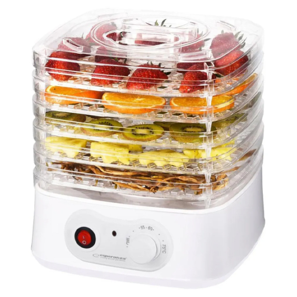 Uscător de fructe și legume Esperanza EKD004 White 250 W photo 2