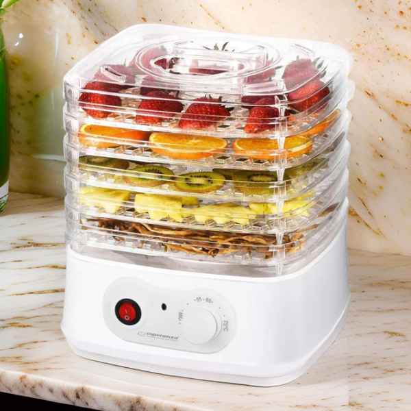 Uscător de fructe și legume Esperanza EKD004 White 250 W photo 4