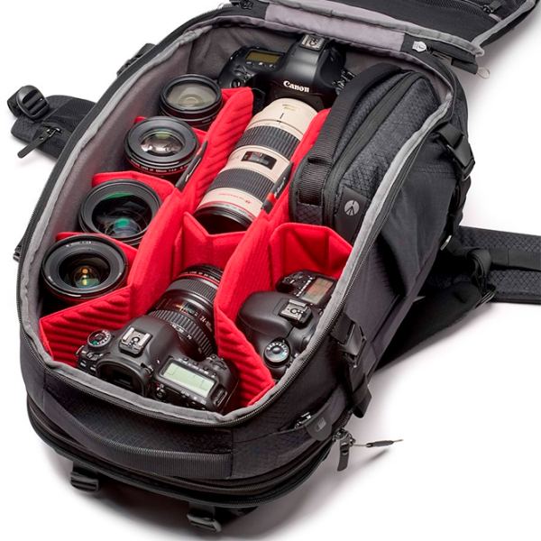 Rucsac pentru aparat foto Manfrotto PL Flexiloader L Black Nailon photo 14