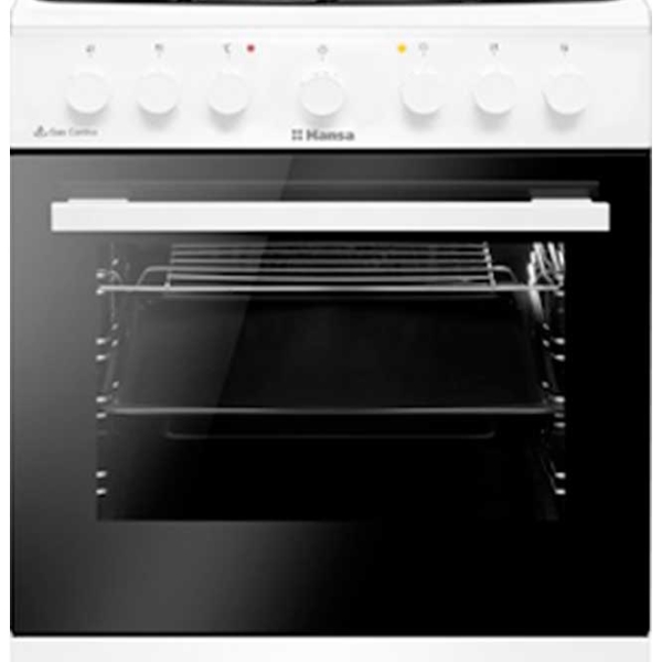 Aragaz Hansa FCMW68123 White Tipul plitei: Pe gaz, 65 l, Tipul cuptorului: Electric photo 6