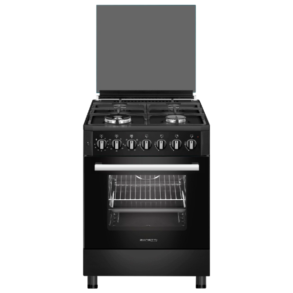 Aragaz Zanetti Z60 EBL Fonta FFD Black Tipul plitei: Pe gaz, , Tipul cuptorului: Electric photo 1
