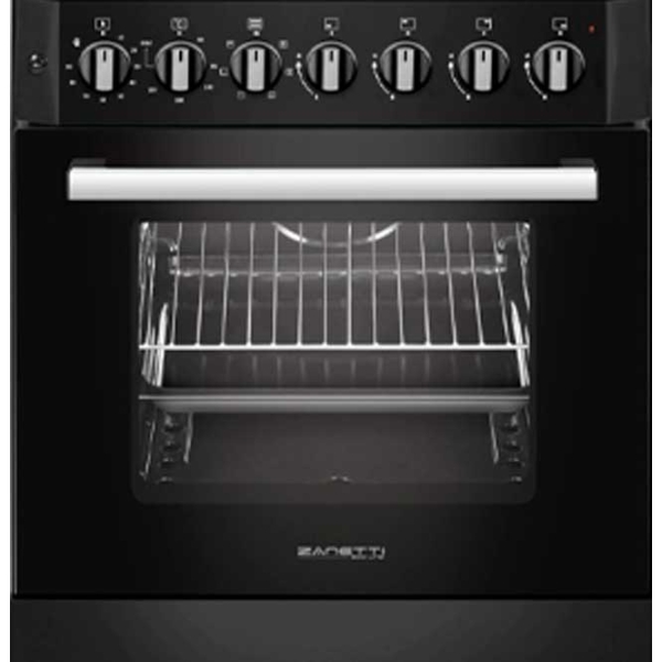 Aragaz Zanetti Z60 EBL Fonta FFD Black Tipul plitei: Pe gaz, , Tipul cuptorului: Electric photo 3