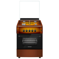 Плита Electroplus EP6000 G TDF Коричневый Тип плиты: Газовая, 55 л, Тип духовки: Газовая