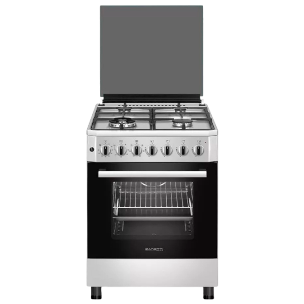 Aragaz Zanetti Z60 EIX Fonta FFD Inox Tipul plitei: Pe gaz, 61 l, Tipul cuptorului: Electric photo 1