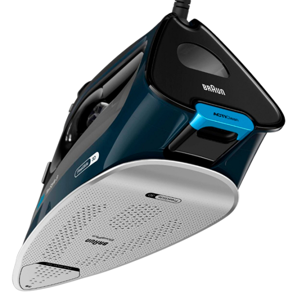 Утюг Braun SI9682DB Тёмно синий 3200 Вт, 60 г/мин, 0.33 л, Алюминий photo 4