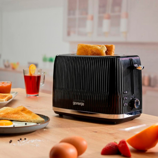 Toster Gorenje T850DPB Black 850 W, Numărul de grade de prăjire: 7 photo 6