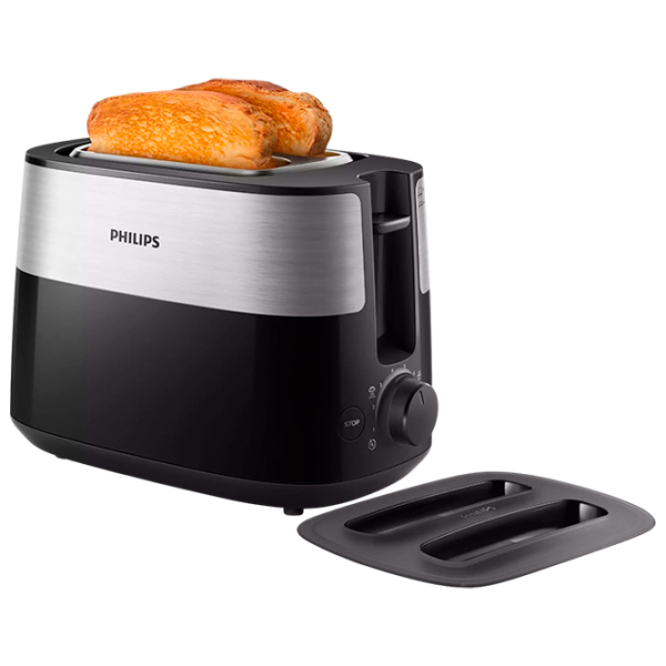 Toster Philips HD2517/90 Black 830 W, Numărul de grade de prăjire: 8 photo 3