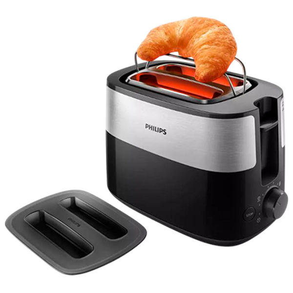 Toster Philips HD2517/90 Black 830 W, Numărul de grade de prăjire: 8 photo 4