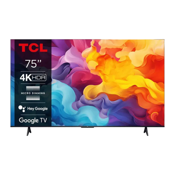 Телевизор TCL 75V6B Smart TV 4K Черный 75" | LED | 4K photo 1