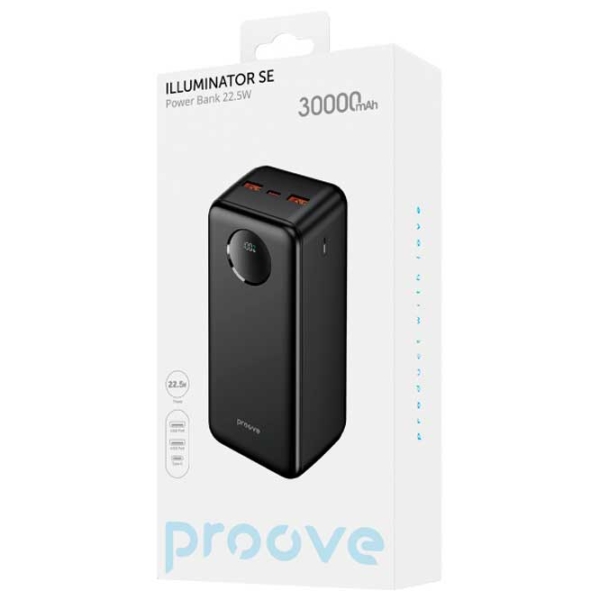 Power Bank 30000 мАч Proove Illuminator SE (22.5 Вт) Черный  photo 3