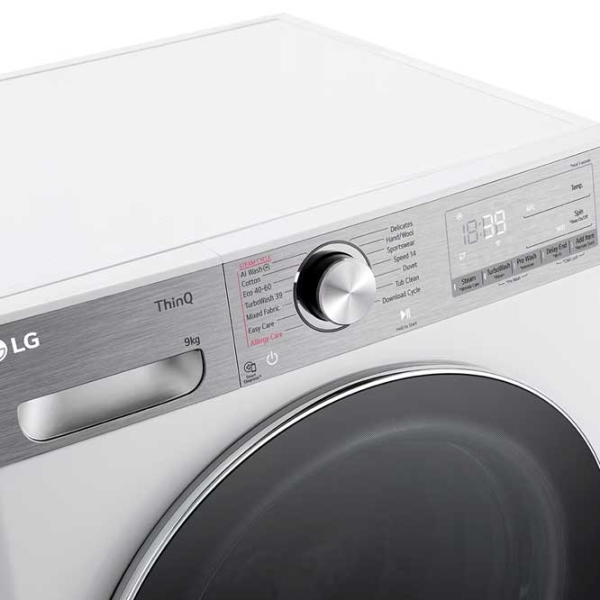 Стиральная машина LG F4WR909P3W Белый 9 кг, 1400 об/мин, A photo 2