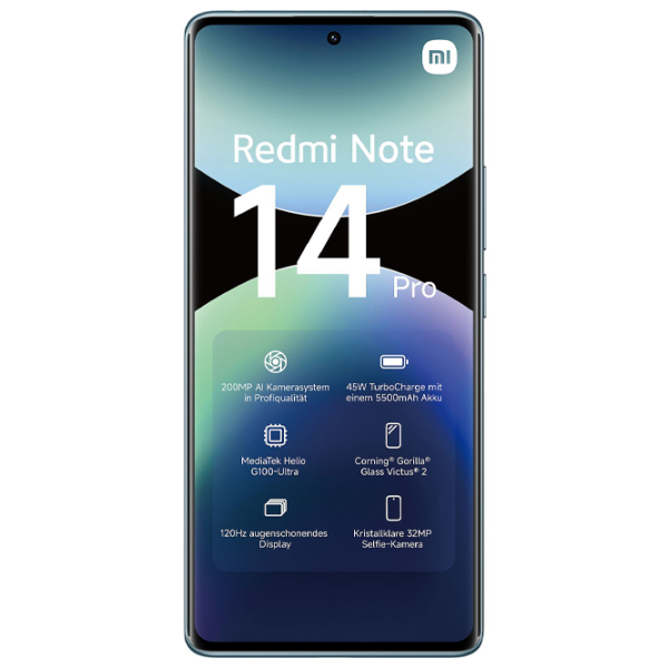 Xiaomi Redmi Note 14 Pro 4G 256 ГБ Синий Ocean 6.67" | 200 МП | 8 ГБ | Dual SIM photo 3