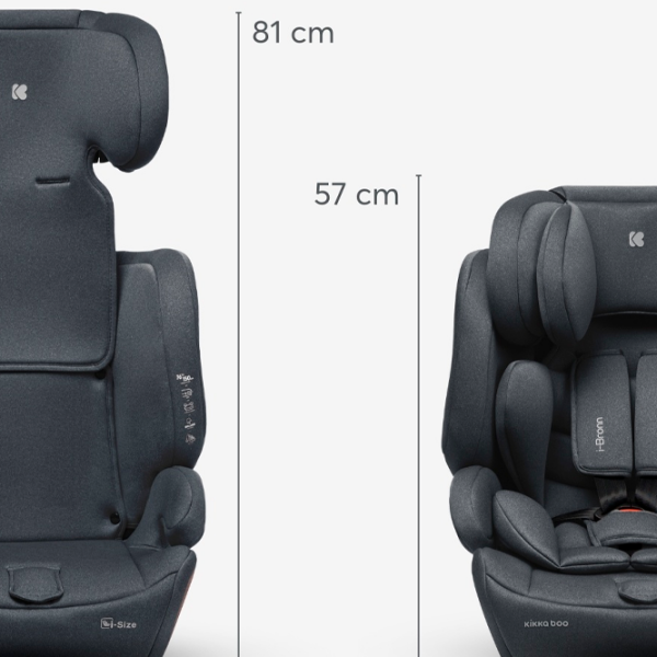 Scaun auto Kikka Boo i-Bronn 31002140009 Black 9 luni - 12 ani, 36 kg photo 4