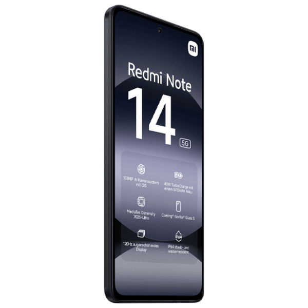 Xiaomi Redmi Note 14 5G 256 ГБ Черный Midnight 6.67" | 108 Мп | 8 ГБ | Dual SIM photo 4