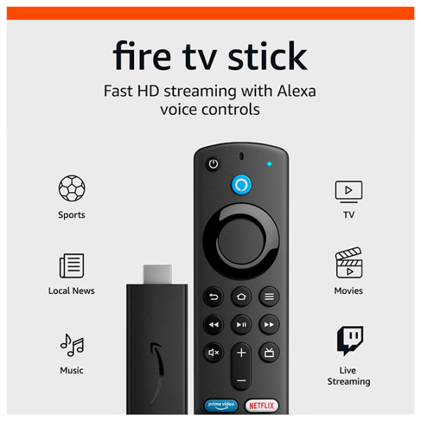 TV приставка Amazon Fire TV Stick HD 2024 Черный  photo 10