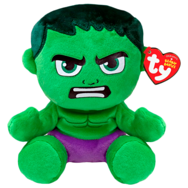 Jucărie moale Ty Marvel TY44004 Green 1+