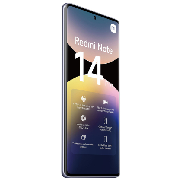 Xiaomi Redmi Note 14 Pro 4G 256 ГБ Пурпурный Aurora 6.67" | 200 МП | 8 ГБ | Dual SIM photo 4
