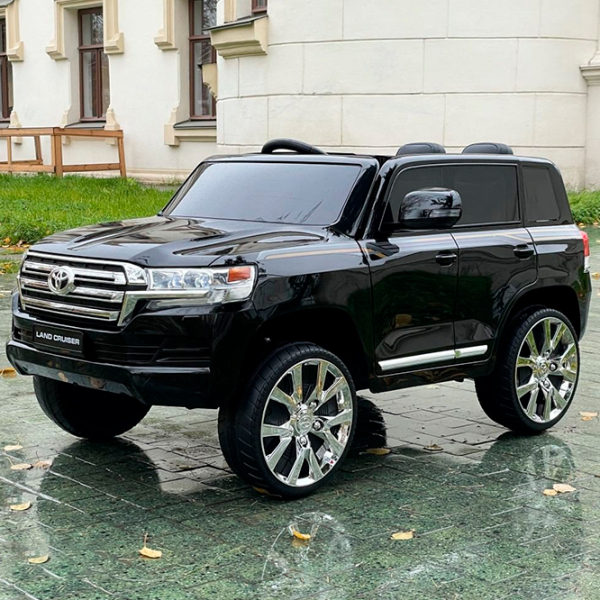 Mașină electrică Toyota Land Cruiser Richi Tichi JJ2022/2 Black 3+ | 30 kg | 7 km/h photo 3