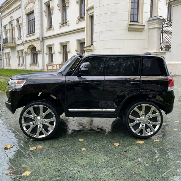 Mașină electrică Toyota Land Cruiser Richi Tichi JJ2022/2 Black 3+ | 30 kg | 7 km/h photo 4