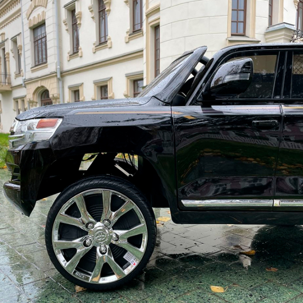 Mașină electrică Toyota Land Cruiser Richi Tichi JJ2022/2 Black 3+ | 30 kg | 7 km/h photo 5