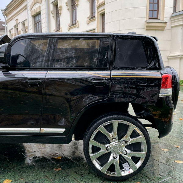 Mașină electrică Toyota Land Cruiser Richi Tichi JJ2022/2 Black 3+ | 30 kg | 7 km/h photo 6