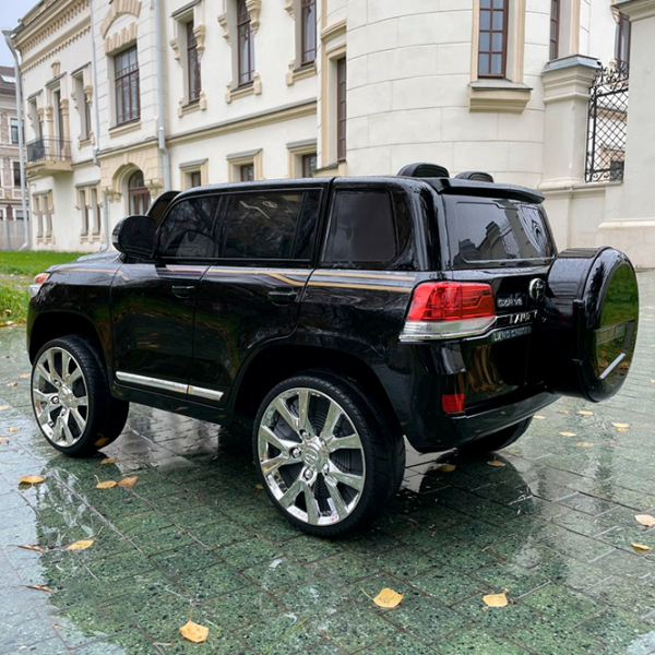 Mașină electrică Toyota Land Cruiser Richi Tichi JJ2022/2 Black 3+ | 30 kg | 7 km/h photo 7