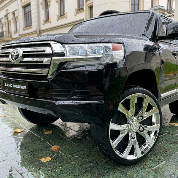 Mașină electrică Toyota Land Cruiser Richi Tichi JJ2022/2 Black 3+ | 30 kg | 7 km/h photo 9