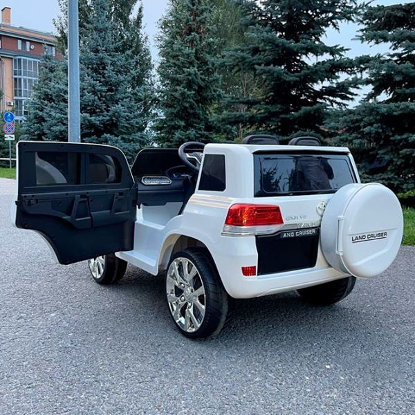 Mașină electrică Toyota Land Cruiser Richi Tichi JJ2022/1 White 3+ | 30 kg | 7 km/h photo 7