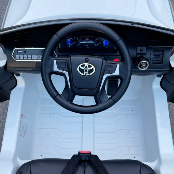 Mașină electrică Toyota Land Cruiser Richi Tichi JJ2022/1 White 3+ | 30 kg | 7 km/h photo 11