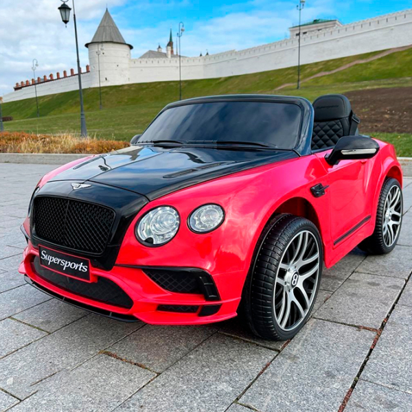 Mașină electrică Bentley Continental Super Sports Richi Tichi JE1155/2 Red 3+ | 30 kg | 5 km/h photo 12