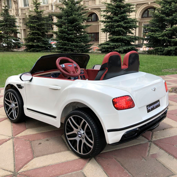 Электромобиль Bentley Continental Super Sports Richi Tichi JE1155/1 Белый 3+ | 30 кг | 5 км/ч photo 12