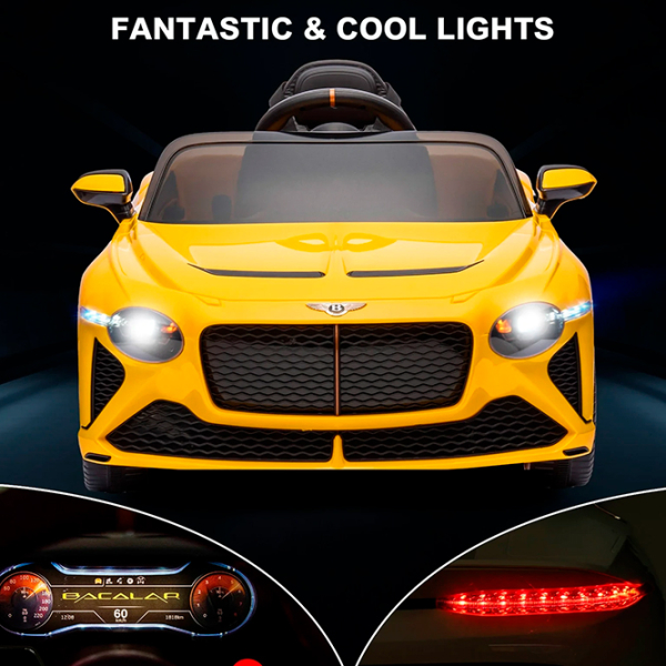 Mașină electrică Bentley Bacalar Richi Tichi JE1008/1 Yelow 3+ | 30 kg |  photo 3
