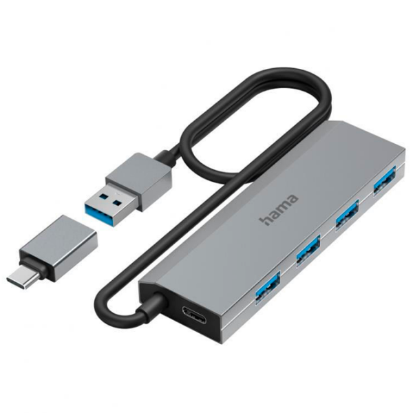 Адаптер Hama 200138 Серебряный USB Type-A photo 2