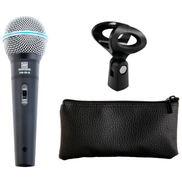 Microfon Pronomic DM-58 + Cable Black  photo 1