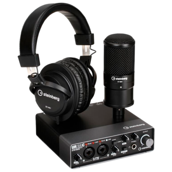 Microfon Professional Steinberg UR22C Recording Pack Black  photo 1